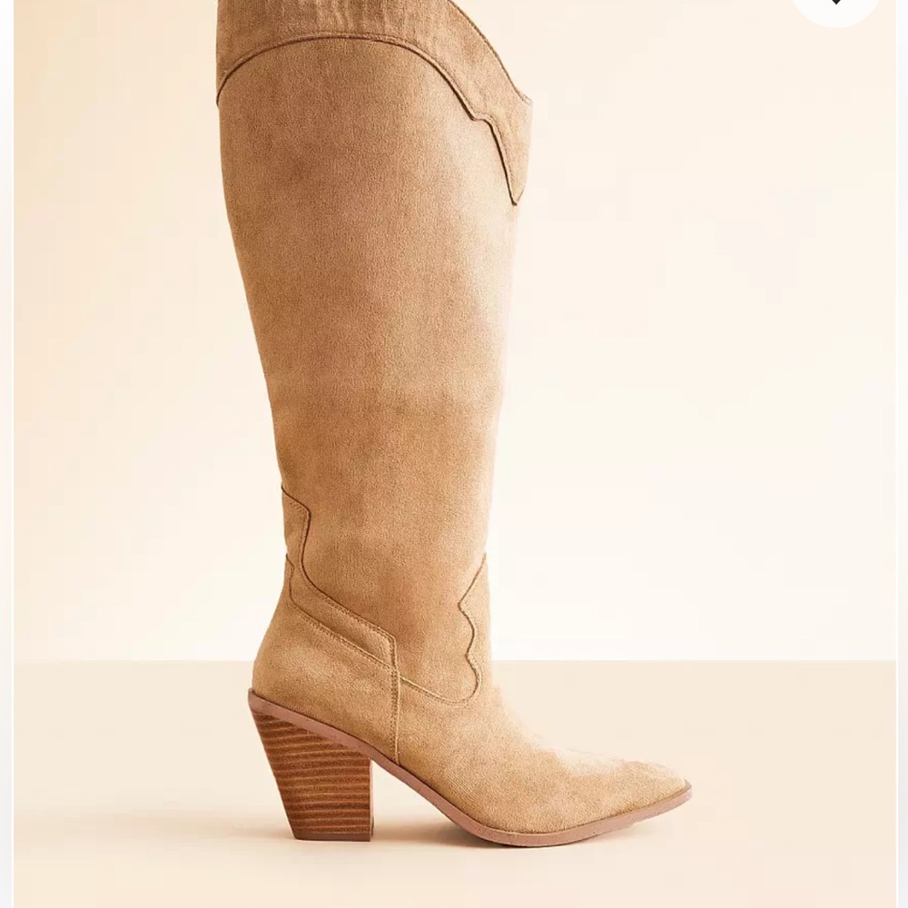 MI.IM Classy Western Boot Apricot Suede